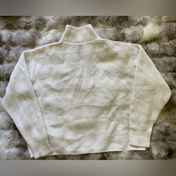 JENNI KAYNE-Cashmere Half Zip size xs - Picture 4 of 8